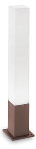 IdealLux 213088 EDO OUTDOOR PT1 SQUARE záhradný stĺpik GX53 1x15W IP44 kávová