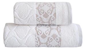 GRENO Lugana - bavlnené uteráky, osušky biela Bavlna 70x140 cm