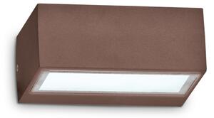 IdealLux 213330 TWIN AP1 BIG vonkajšie nástenné svietidlo G9 1x28W IP44 kávová
