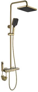 Rea Rob, sprchový set s termostatickou batériou a bidetovou spŕškou, zlatá matná, REA-P6623