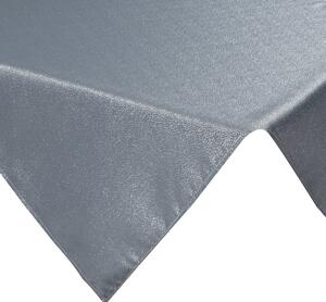 Eurofirany Luxusný obrus EDNA strieborný strieborná Polyester 85x85 cm