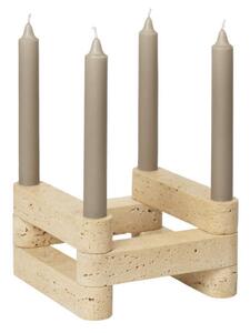 Ferm Living Svietnik Newel, travertine