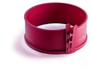 Forma coox SPRING priemer 18 cm so sklenenou základňou, vínová