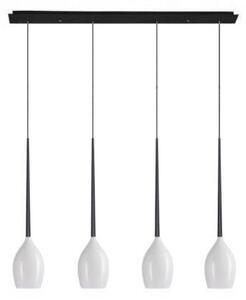 AZZARDO AZ0101 DECOline IZZA 4 WHITE stropné závesné svietidlo 4xE14 50W IP20 lesklá biela