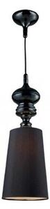 AZZARDO AZ0064 DECOline BAROCO 1 BLACK PENDANT stropné závesné svietidlo 1xE27 15W IP20 čierna