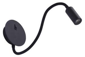 AZZARDO AZ2943 TECHNOline NOGAT BLACK nástenné LED svietidlo 3W/250lm IP20 čierna