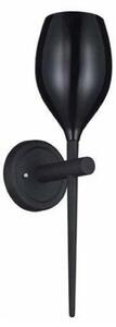 AZZARDO AZ0098 DECOline IZZA WALL BLACK nástenné svietidlo 1xG4 40W IP20 lesklá čierna