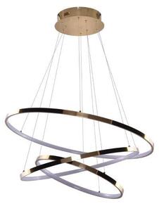 AZZARDO AZ2918 DECOline WHEEL 3 DIMM GOLD stropné závesné LED svietidlo 3xLED 80W/4800lm IP20 zlatá