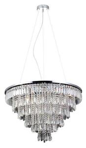 AZZARDO AZ2926 DECOline KALABRIA XL PENDANT stropné závesné svietidlo 12xG9 40W IP20 číre sklo