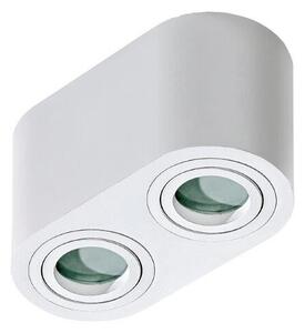 AZZARDO AZ2816 DECOline BRANT 2 IP44 WHITE prisadené bodové svietidlo/spot 2xGU10 50W IP44 biela