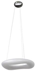 AZZARDO AZ2673 DECOline DONUT PENDANT 60 CCT stropné závesné LED svietidlo 76W/5440lm IP20 biela