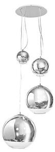 AZZARDO AZ2531 DECOline SILVER BALL 4 stropné závesné svietidlo 4xE27 60W IP20 chróm