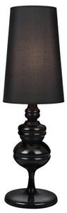 AZZARDO AZ2162 DECOline BAROCO TABLE BLACK stolové svietidlo/lampička 1xE27 50W IP20 čierna