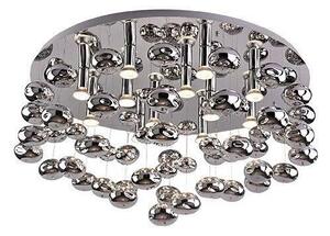AZZARDO AZ2542 DECOline LUVIA 80 CHROME stropné svietidlo 10xGU10 40W IP20 chróm