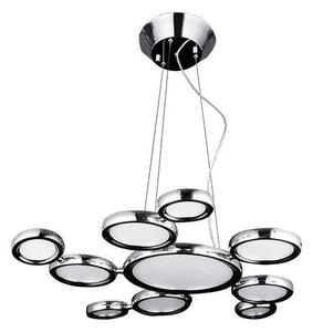 AZZARDO AZ1786 DECOline SATELLITE stropné závesné LED svietidlo 1 6/11/26W/6600lm IP20 biela/chróm