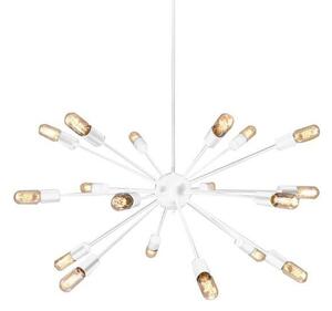 AZZARDO AZ1658 DECOline ORBIT WHITE stropné závesné svietidlo 18xE27 60W IP20 biela