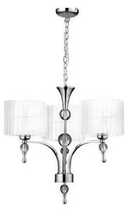 AZZARDO AZ1006 DECOline IMPRESS 3 WHITE stropné závesné svietidlo 3xE27 50W IP20 biela