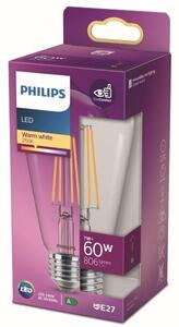 Philips 8718699763053 LED žiarovka classic 7W/60W 806lm E27 2700K ST64 filament