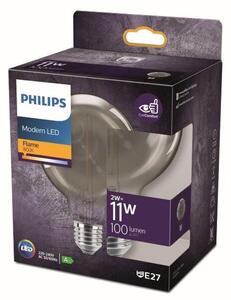Philips 8718699759698 LED žiarovka classic E27 2W/15W 100lm G93 1800K smoky Globe