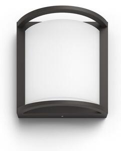 Philips 17391/93/P3 Samondra nástenné exteriérové svietidlo LED 12W/1200lm 4000K IP44 antracitová