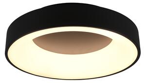 TRIO 671210132 GIRONA stropné svietidlo LED D450mm 27W/3100lm 3000K čierna matná, switchdimmer