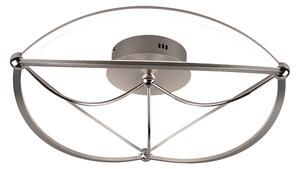 TRIO 621290107 CHARIVARI stropné svietidlo LED D620mm 42W/5100lm 3000K matný nikel, switchdimmer