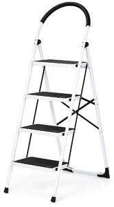 4Home Skladacie oceľové schodíky Steps, 4 stupne, 4 stupne