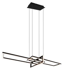 TRIO 320310332 SALINAS závesné svietidlo LED 34W/4200lm 3000K čierna matná, switchdimmer