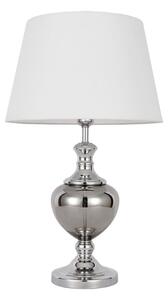 Italux TB-6620-1 stolové svietidlo Korrez D380mm 1x60W E27 chróm, biela