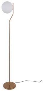 Italux FL-3300-1-HBR stojacie svietidlo Carimi 1x5W E27 mosadzná medená, biela