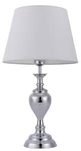 Italux TB-7730-1 stolové svietidlo Etien D300mm 1x60W E27 chróm, biela
