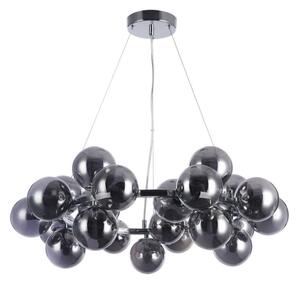 Italux PND-5252-25-CH+SMK závesné svietidlo Cabella D680mm 25x28W G9 chróm, dymová