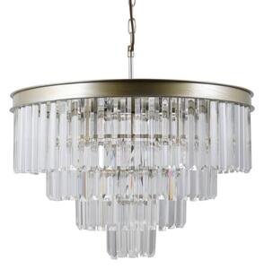 Italux PND-44372-8-CHMP-GLD závesné svietidlo Verdes D560mm 8x40W E14 champagne zlatá