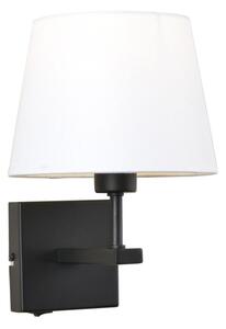 Italux WL-1122-1-A-BM-RO-WH nástenné svietidlo Norte 1x60W E27 čierna, biela