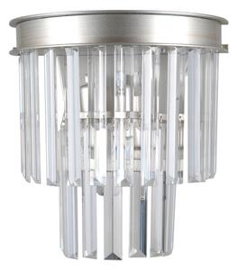 Italux WL-44372-2A-SLVR-BRW nástenné svietidlo Verdes 2x40W E14 strieborná