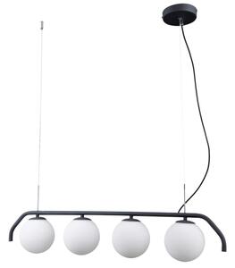 Italux PND-3300-4-BK závesné svietidlo Carimi 4x5W G9 grafitová, biela