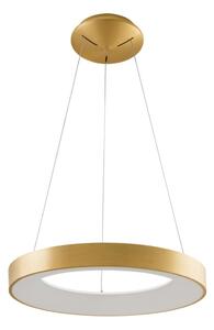 Italux 5304-840RP-GD-3 LED závesný luster Giulia D480mm 40W/2200lm 3000K zlatá, biela