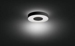 Philips HUE LED White and color Ambiance 41163/30/P9 Infuse M stropné svietidlo 33,5W 2350lm 2200-6500K+RGB 38,1cm čierne stmievateľné BlueTooth