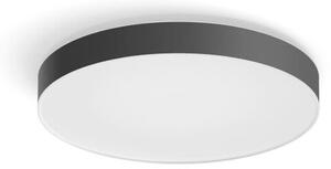 Philips HUE LED White Ambiance 41161/30/P6 Enrave XL stropné svietidlo 48W 6100lm 2200-6500K 55,1cm čierne stmievateľné BlueTooth + HUE Switch
