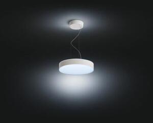 Philips HUE LED White Ambiance 41162/31/P6 Enrave závesné svietidlo 33,5W 4300lm 2200-6500K 42,5cm biele stmievateľné BlueTooth + HUE Switch