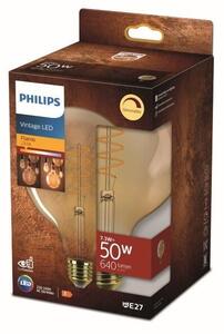 Philips 8719514337831 LED žiarovka vintage E27 7,3W/50W 640lm 2200K G120 GOLD stmievateľná