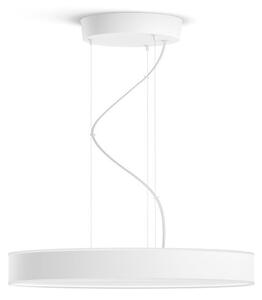 Philips HUE LED White Ambiance 41162/31/P6 Enrave závesné svietidlo 33,5W 4300lm 2200-6500K 42,5cm biele stmievateľné BlueTooth + HUE Switch