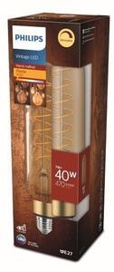 Philips 8719514313804 LED žiarovka E27 7W/40W 470lm 1800K T65 GOLD stmievateľná