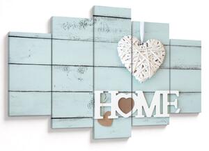 Obraz - I love home (150x105 cm)