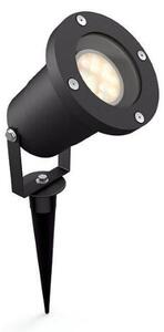 Philips 17481/30/P0 Puled vonkajšie zapichovacie svietidlo GU10 1x5W 395lm 2700K IP44 čierne