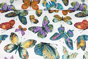 Bavlnený obrus Motýle 90x90 cm Made in Italy