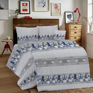 Bavlnené posteľné obliečky Škriatkovia modrí Made in Italy