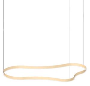 Ideal Lux 345284 WAVES závesné svietidlo LED 54W 5500/2930lm 3000K zlatá