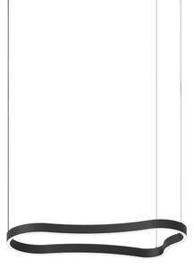 Ideal Lux 345215 WAVES závesné svietidlo LED 37W 4000/1660lm 3000K čierna