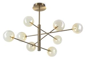 Ideal Lux 345420 EQUINOXE závesné svietidlo 8xG4 medená